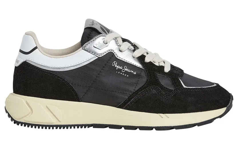 Pepe Jeans PèPè sneaker Zwart / Zilver / Wit (PLS600010-999)