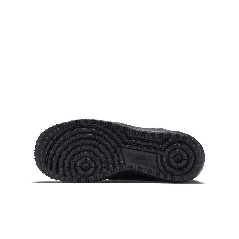Nike Lunar Force 1 Sneakerboot Black (GS) Black/Metallic Silver (706803-002)