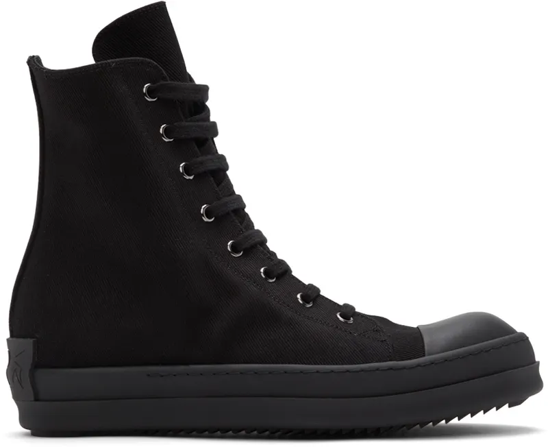 Rick Owens Drkshdw Orange High-Top Sneakers (DU01B7800 DMEH1)