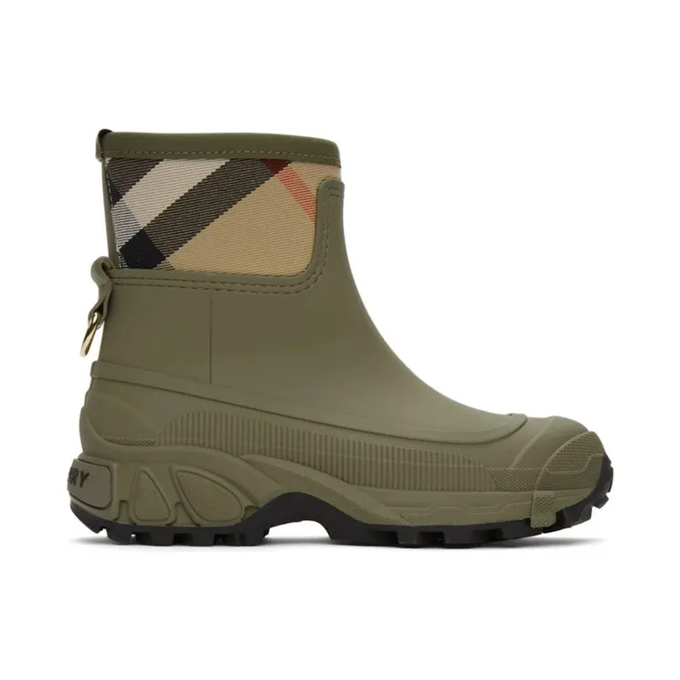 Burberry House Check Rain Boot Khaki Archive Beige (8045185)