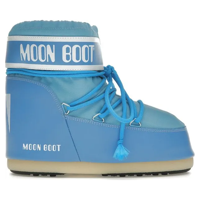 Moon Boot Icon Low Nylon Boot Alaskan Blue (80D1409340-F004)