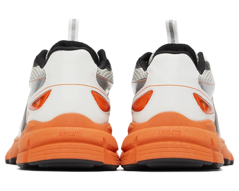 Axel Arigato White & Orange Marathon Runner Sneakers (F0158031) (2)