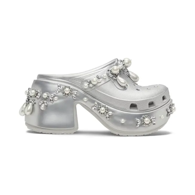 Crocs Siren Clog Simone Rocha Spiked Silver (210646-041)