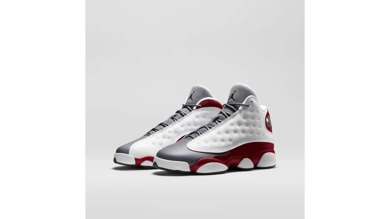 Jordan 13 Retro Grey Toe (GS) White/Black-True Red-Cmnt Grey (414574-126)