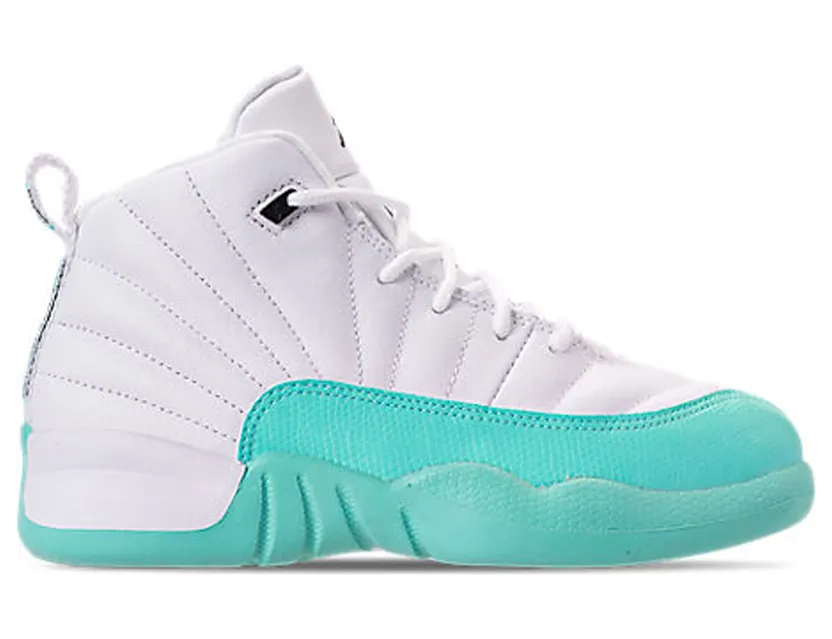 Air Jordan 12 PS ‘Light Aqua’ White/Light Aqua-Black (510816-100)