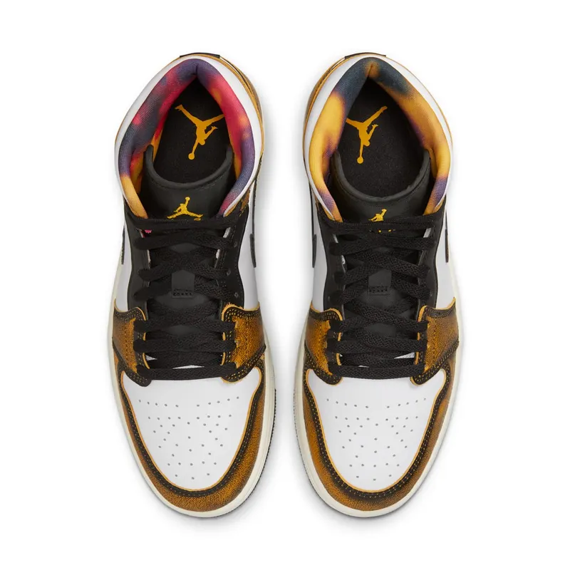 Jordan Air Jordan 1 Mid SE “Black/Taxi-White-Sail” (DQ8417-071)