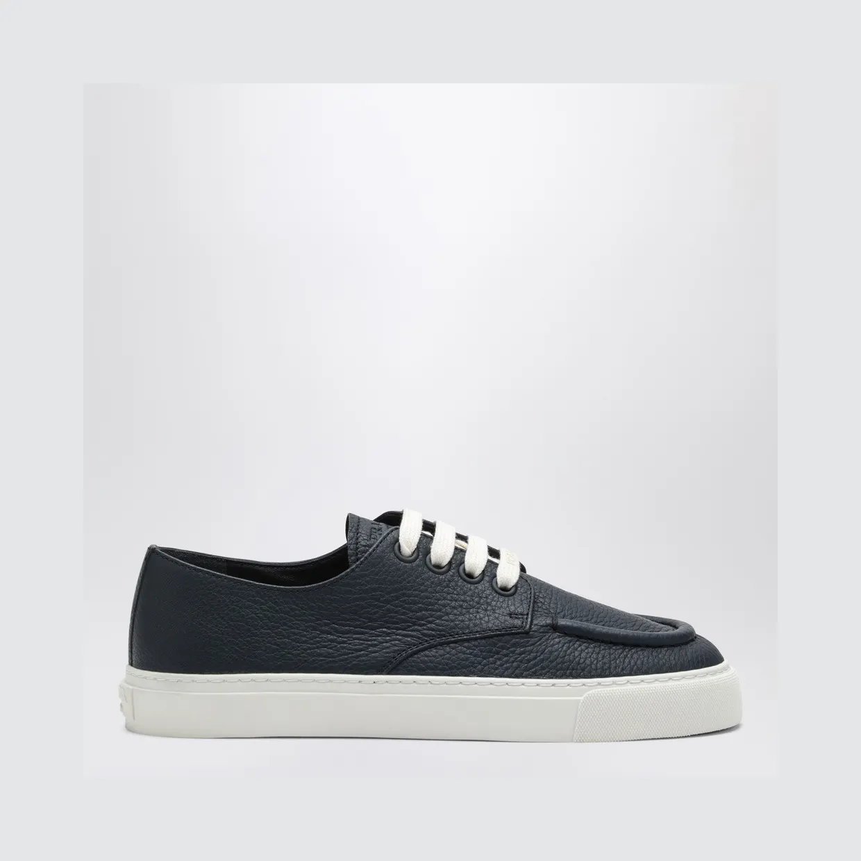 Blue Baltic hammered leather Sneakers 2EE427G000MN0/Q_PRADA-F0216_604-5