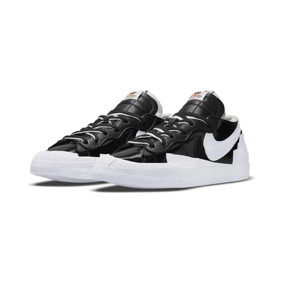 Nike x Sacai Blazer Low Black Patent Leather (DM6443-001)