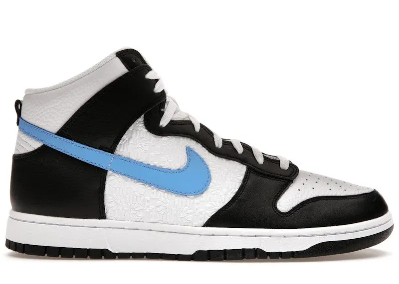 Nike Dunk High Retro FLC Black University Blue White (FJ4210-001)