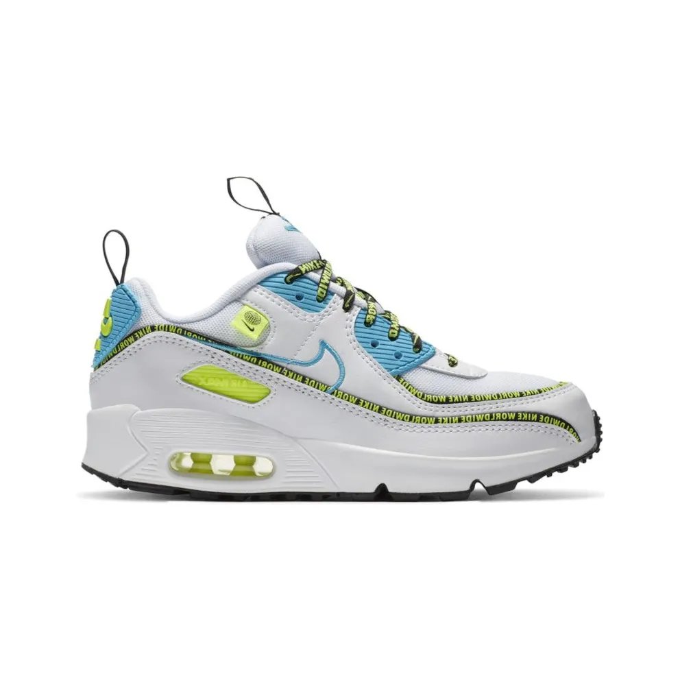 Nike Air Max 90 SE Worldwide Pack Blue Fury Volt (CV7665-100)