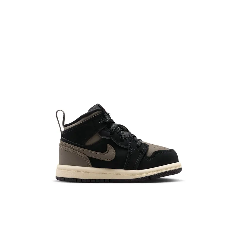 Air Jordan 1 Black/Light Wild Mango/Muslin/Olive Grey (IB7054-002)