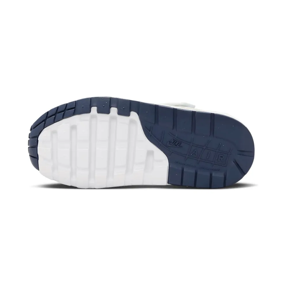 Nike Air Max 1 EasyOn PS “White Bronzine Midnight Navy Light Orewood Brown” (DZ3308-103)