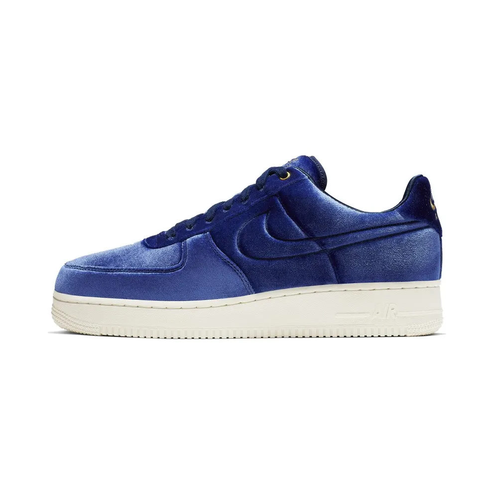 Nike Air Force 1 Low Premium 3 Velour Blue Void Blue Void/Sail-Metallic Gold-Blue Void (AT4144-400)