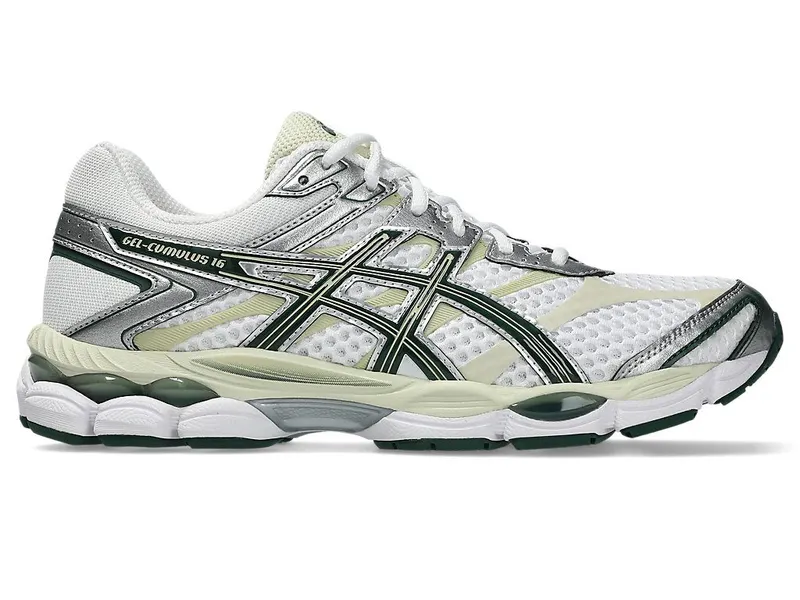 ASICS GEL-CUMULUS 16 “White / Forest Night” (1203A733-105)