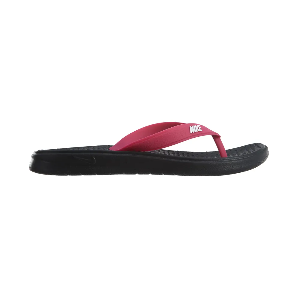 Nike Solar Thong Black White-Vivid Pink (W) Black/White-Vivid Pink (882699-001)
