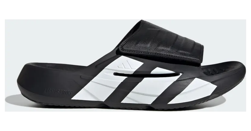 adidas Lightblaze Slides Black White (JR1253)