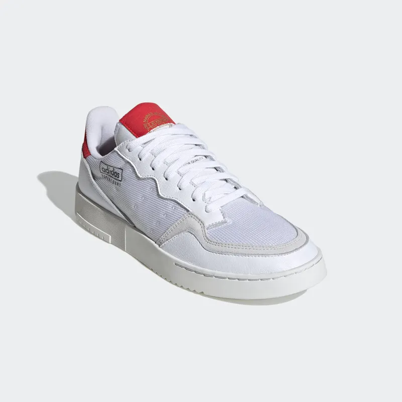 Adidas Supercourt Cloud White / Cloud White / Scarlet (EF5881)