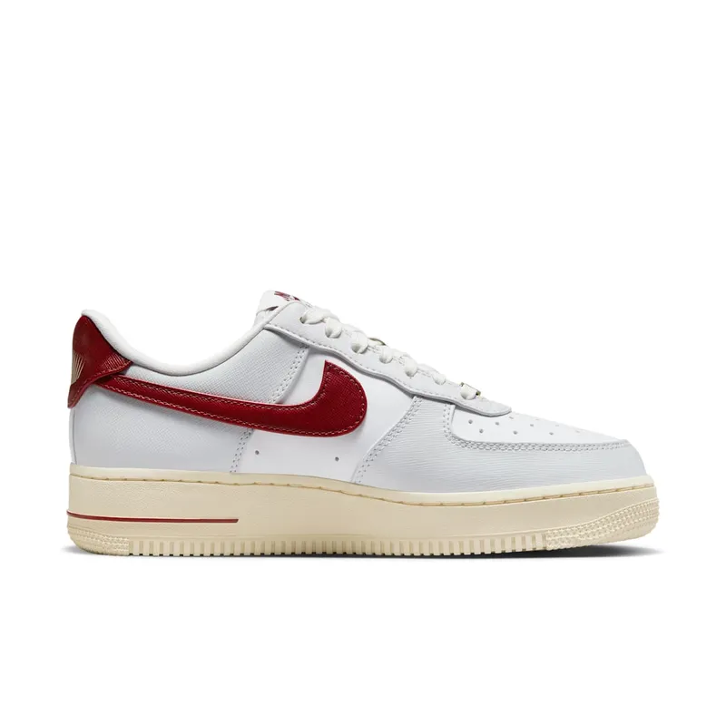 Nike Air Force 1 Low ’07 SE Just Do It Photon Dust Team Red (DV7584-001)