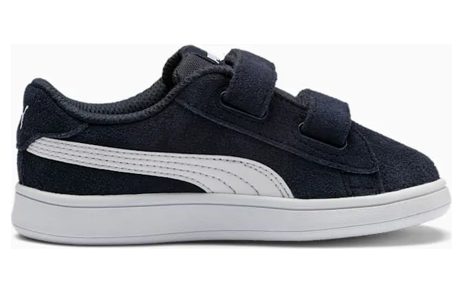 Puma Smash v2 Suede tennisschoenen Blauw/Wit (365178-02)