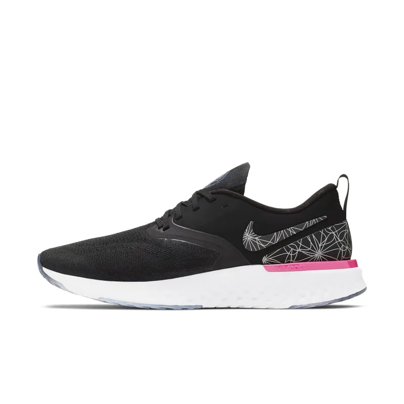 Nike  Odyssey React Flyknit 2 Black Black Reflect Silver Black (AT9975-002)