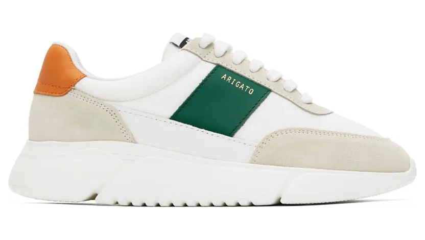 Axel Arigato SSENSE Exclusive White & Green Genesis Vintage Sneakers (27566)