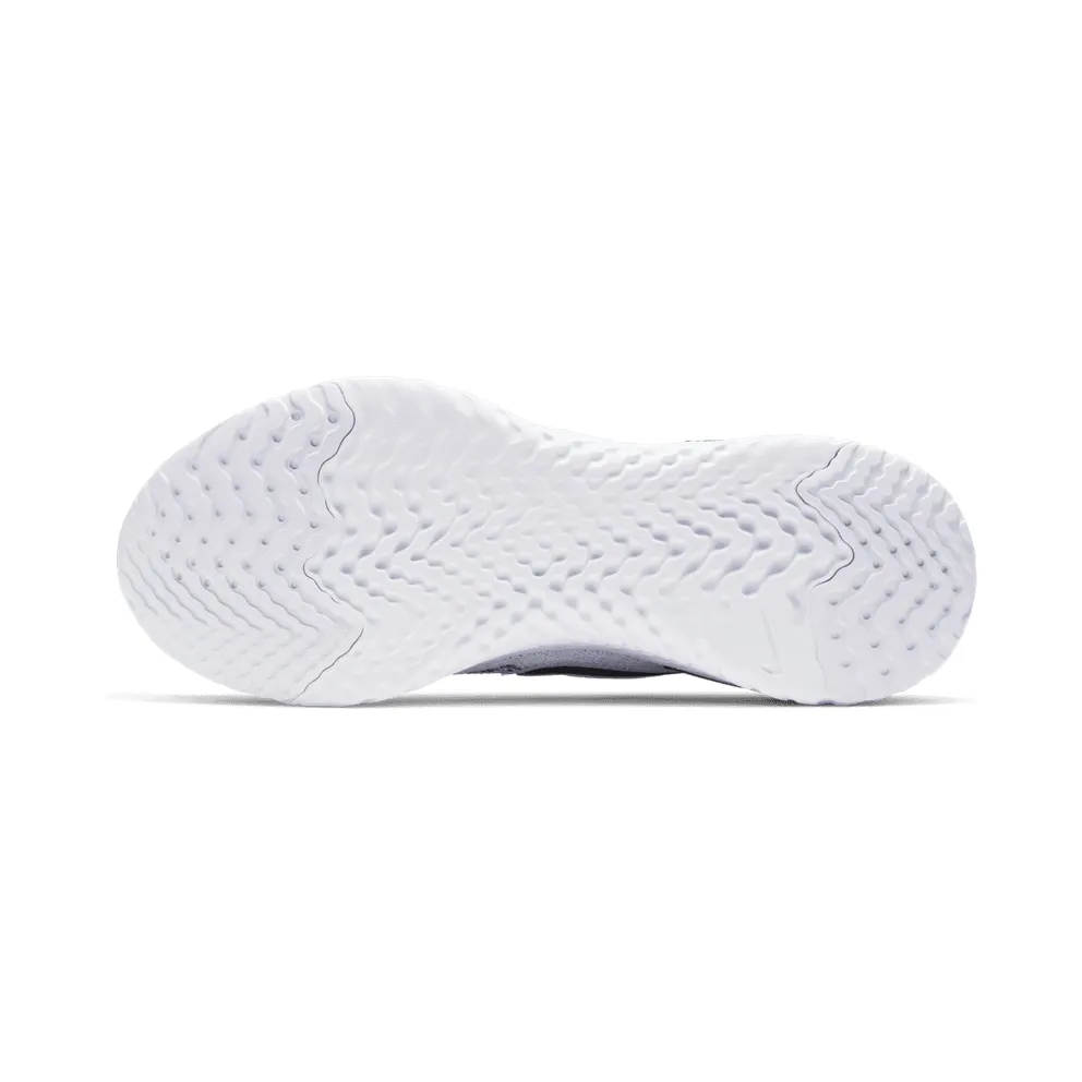 Nike Epic React Flyknit 2 White White Pure Platinum Black (BQ8928-101)