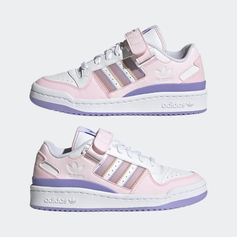 Adidas Forum Low Cloud White / Pulse Amber / Semi Mint Rush (GY8196)