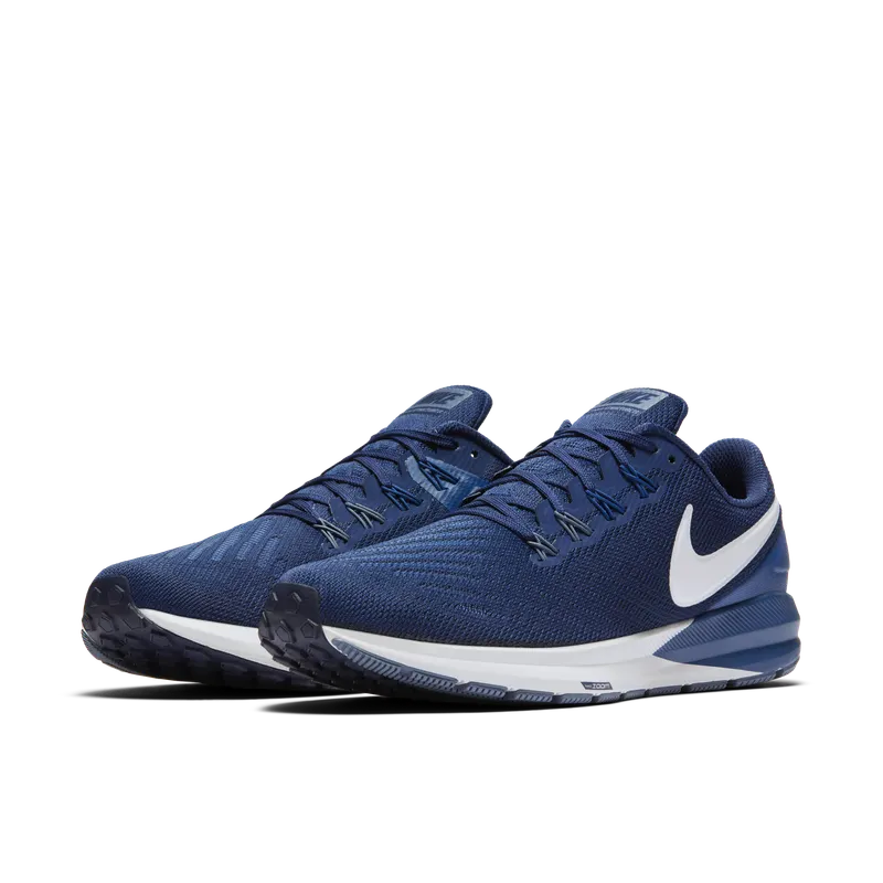 Nike Air Zoom Structure 22 Running (Narrow) Blue (AA1638-404)
