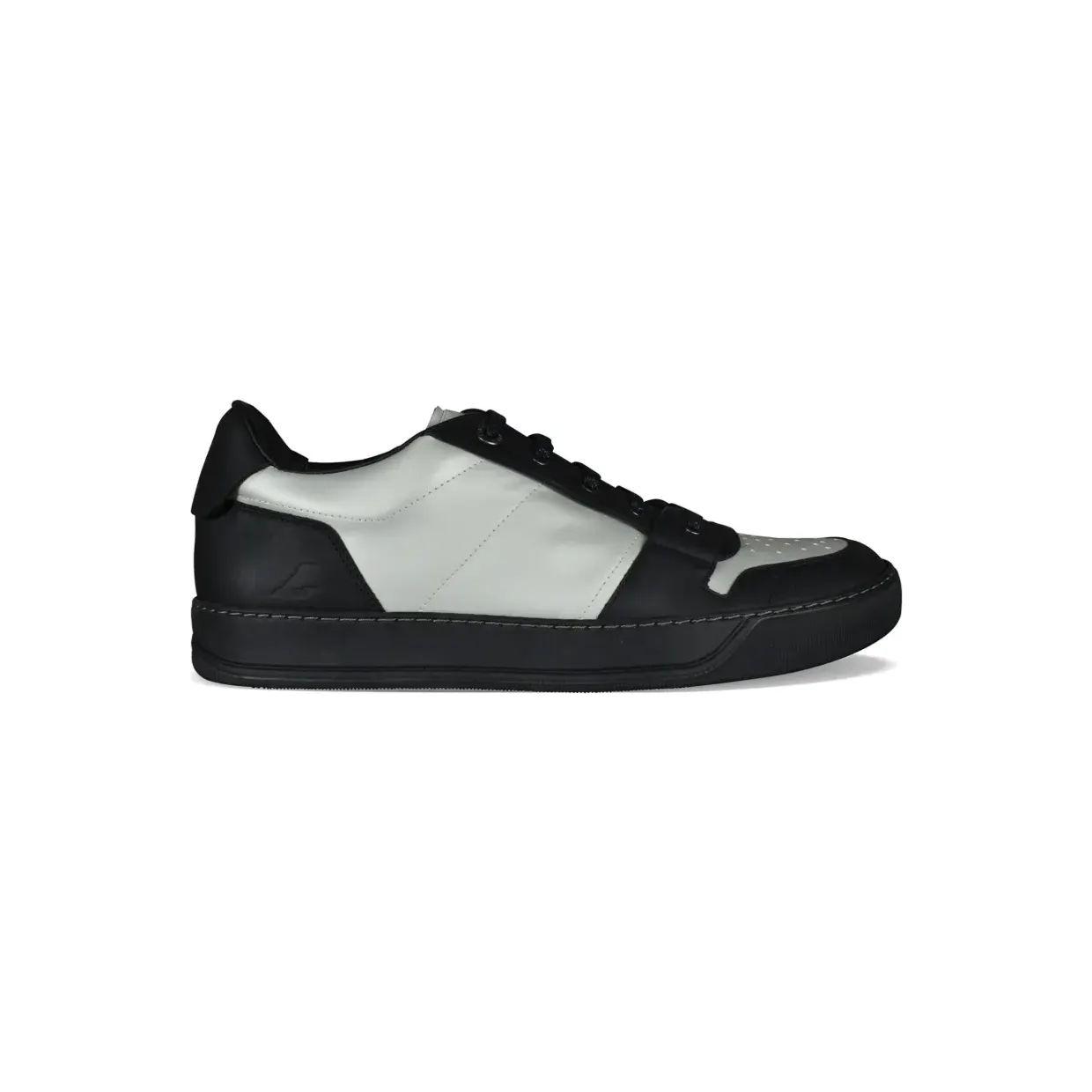 Lanvin DBB1 leren met logo-reliëf “Black” (FMSKDLOWL)
