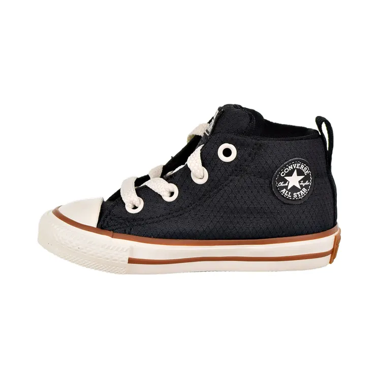 Converse Chuck Taylor All Star Street Mid TD “Black/Gum/Egret” (763524F)