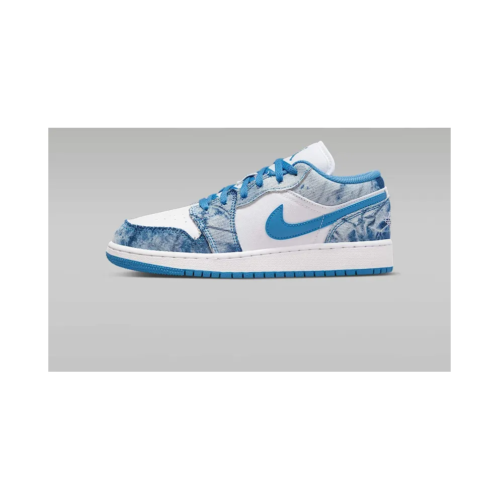 AIR Jordan 1 LOW GS “Acid Wash Denim” (DM8947-100)