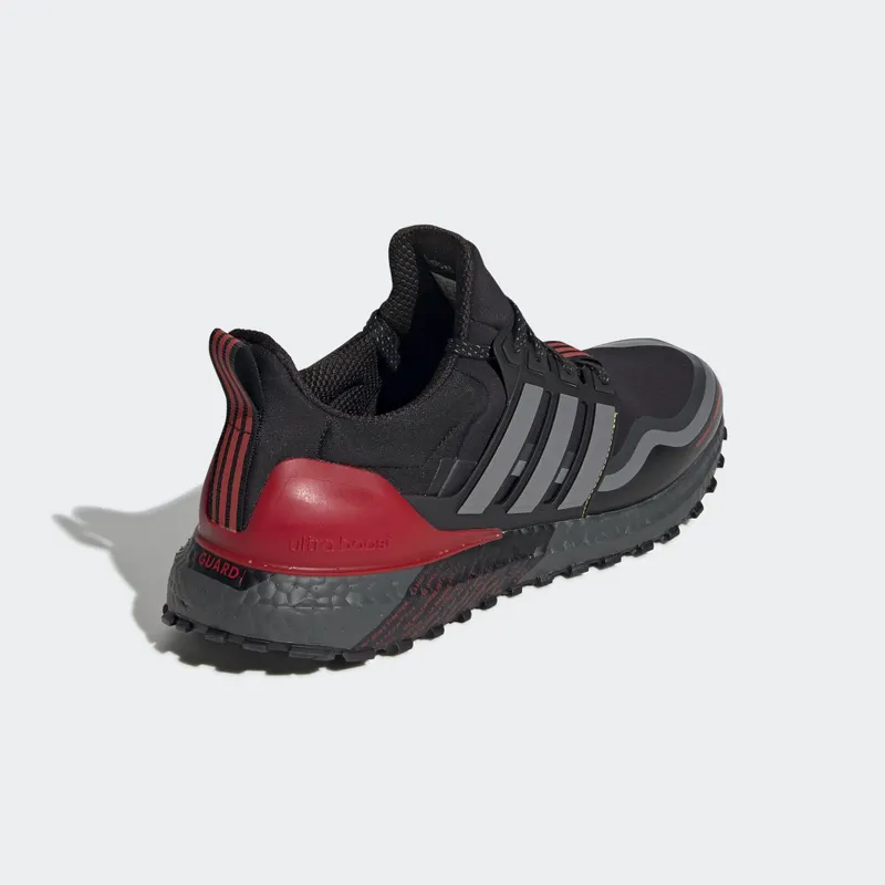 adidas Ultra Boost Guard Black Grey Scarlet Core Black/Grey Three/Scarlet (FU9464)