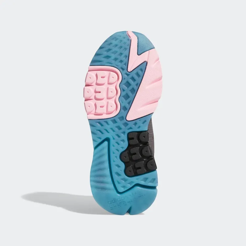 adidas Nite Jogger Ninja Core Black (GS) Core Black/Grey Five/Blue Glow (FY0176)