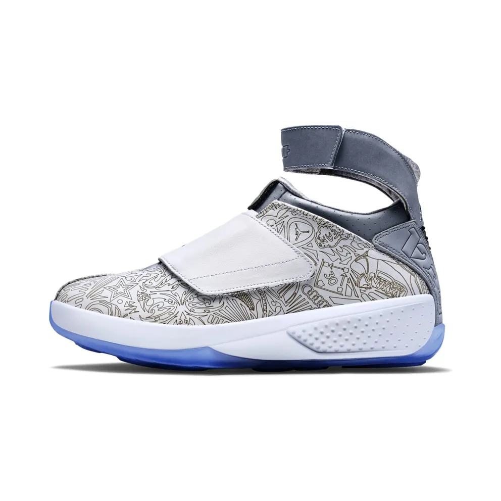 Jordan 20 Retro 30th Anniversary Laser Laser White/Metallic Silver-White (743991-100)