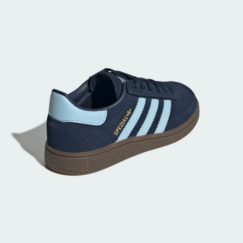 Adidas Handball Spezial Comfort Closure Elastic Lace Kids Collegiate Navy / Clear Sky / Gum (JQ6380)