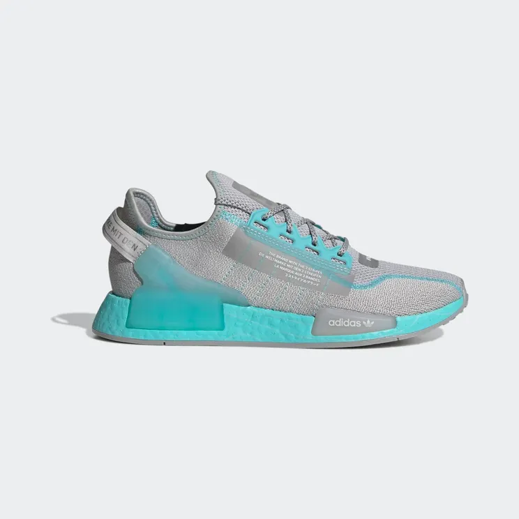 adidas NMD_R1 V2 Grey One / Pulse Aqua / Grey Two (GX0539)