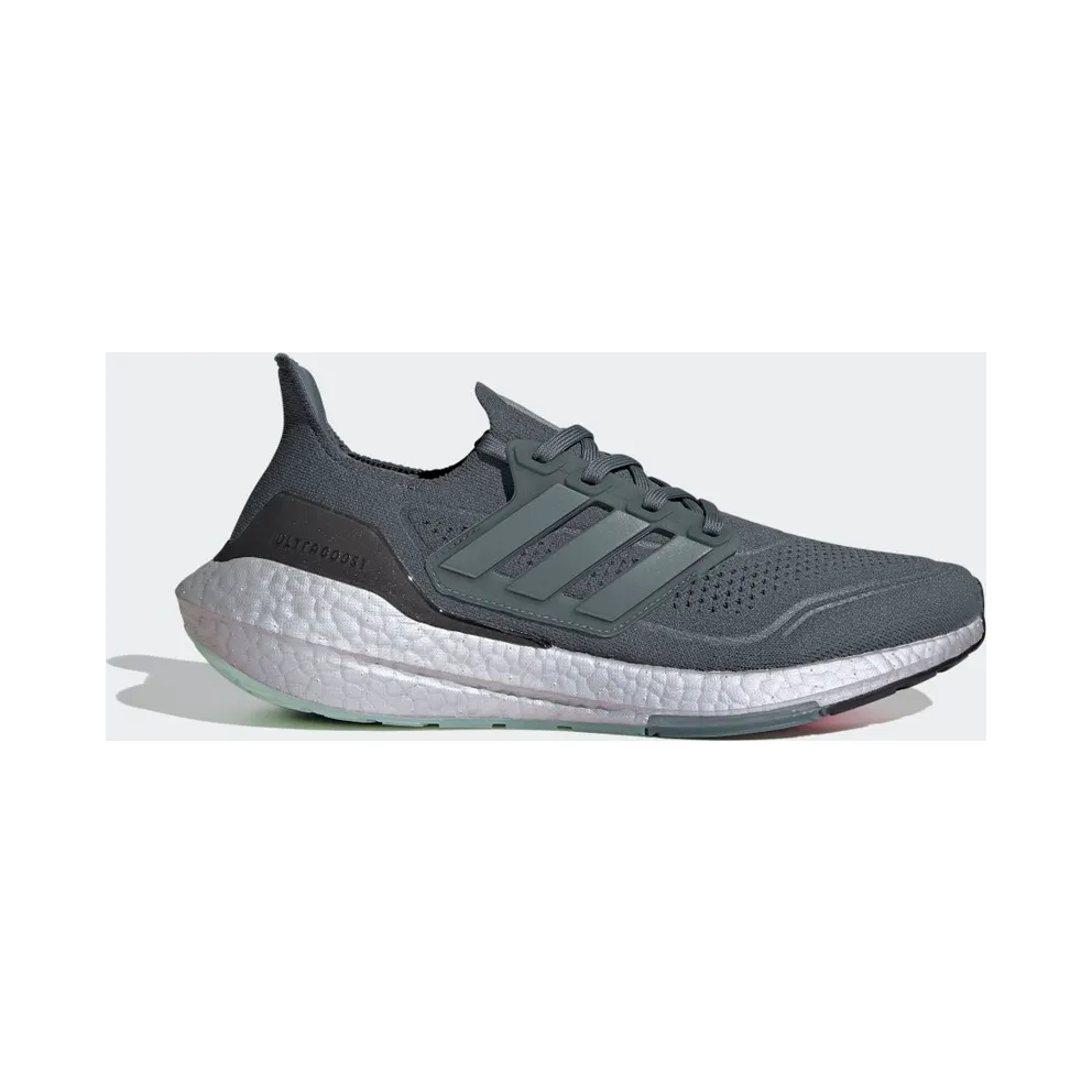 adidas Ultraboost 21 Laufschuh Blue Oxide / Blue Oxide / Hazy Green (FY0384)