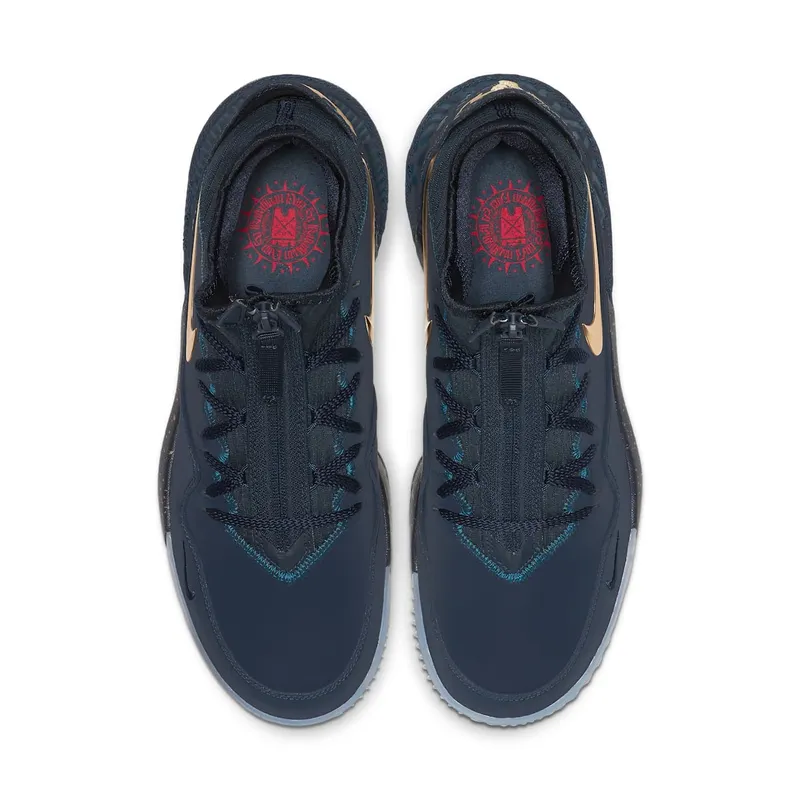 Nike LeBron 16 Low Agimat Obsidian/Metallic Gold-Blue Force (CJ9919-400)