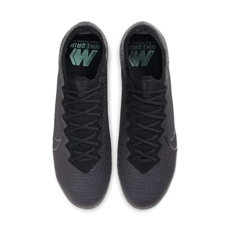 Nike Mercurial Vapor 13 Elite FG Cleat Black Black/Black (AQ4176-010)