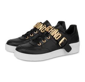 Moschino Sneakers Aus Kalbsleder Lettering Logo (POLMB15523G1EGA0000)