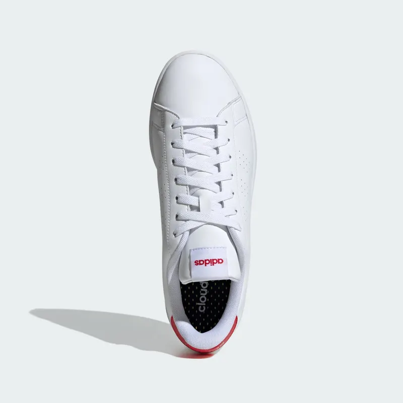 adidas Advantage Cloud White / Cloud White / Better Scarlet (IF6080)