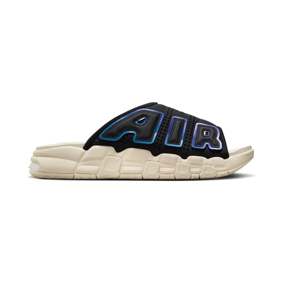 Nike Air More Uptempo Slide Black Sanddrift Iridescent (FB7799-001)