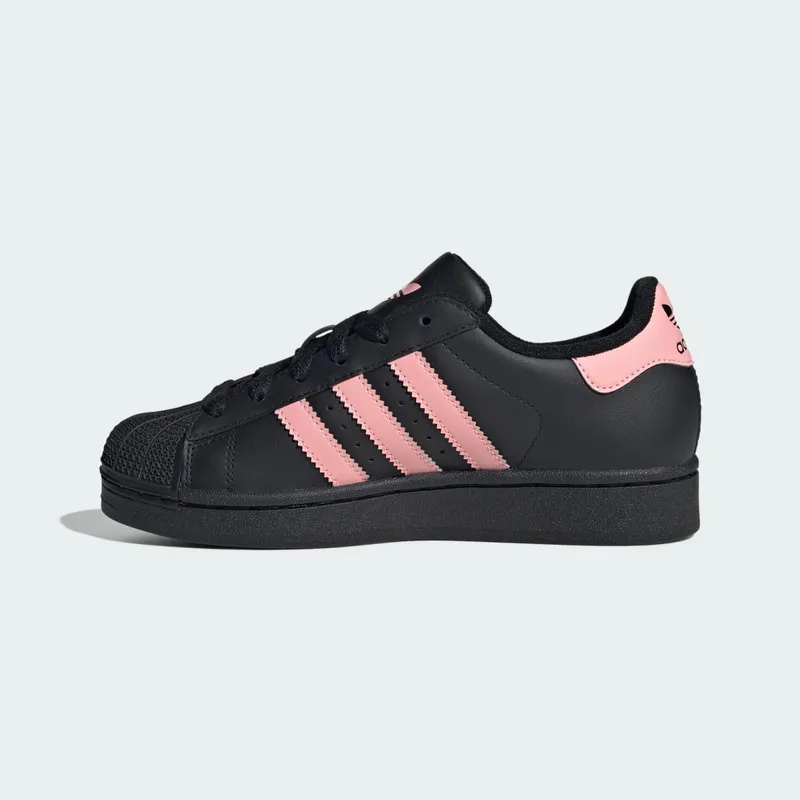 Adidas Superstar II Core Black / Glow Pink / Core Black (JR9862)