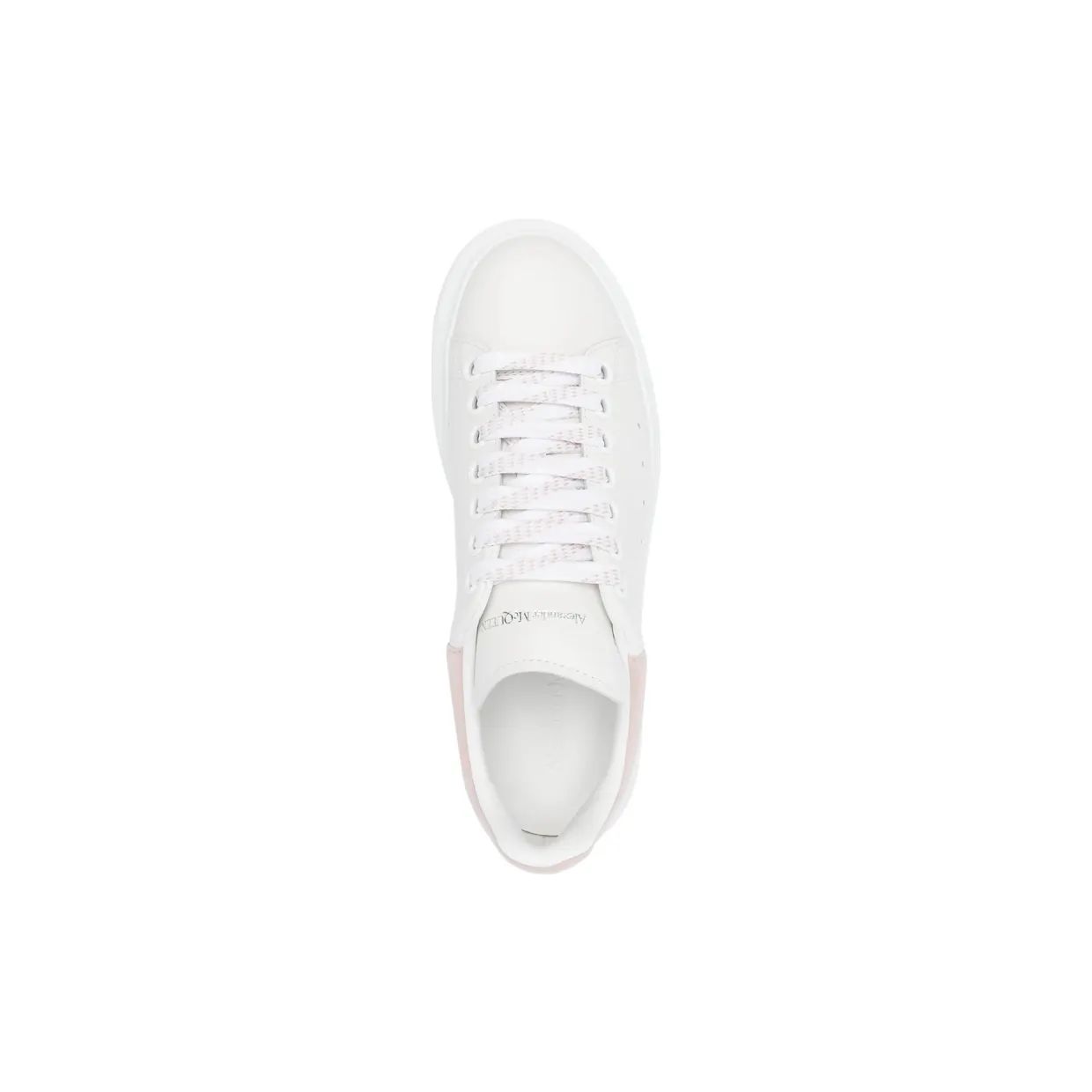 Alexander Mcqueen Oversized Suede-trim “White/Pink” (553770 WIAIH 9182) (3)