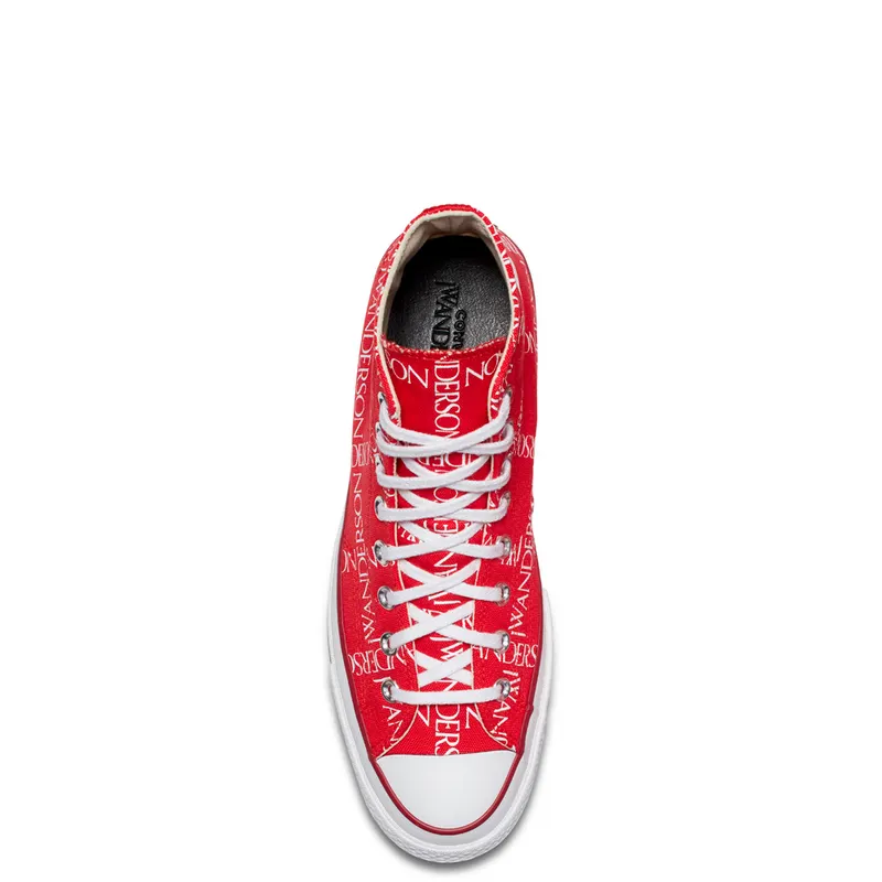Converse  Chuck Taylor All-Star 70s Hi Grid JW Anderson Red Red (162290C)