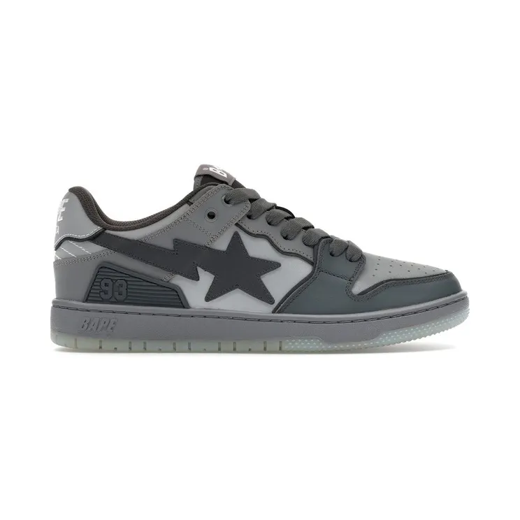 A Bathing Ape Bape SK8 Sta #5 Grey (1K80-191-314-GRY)