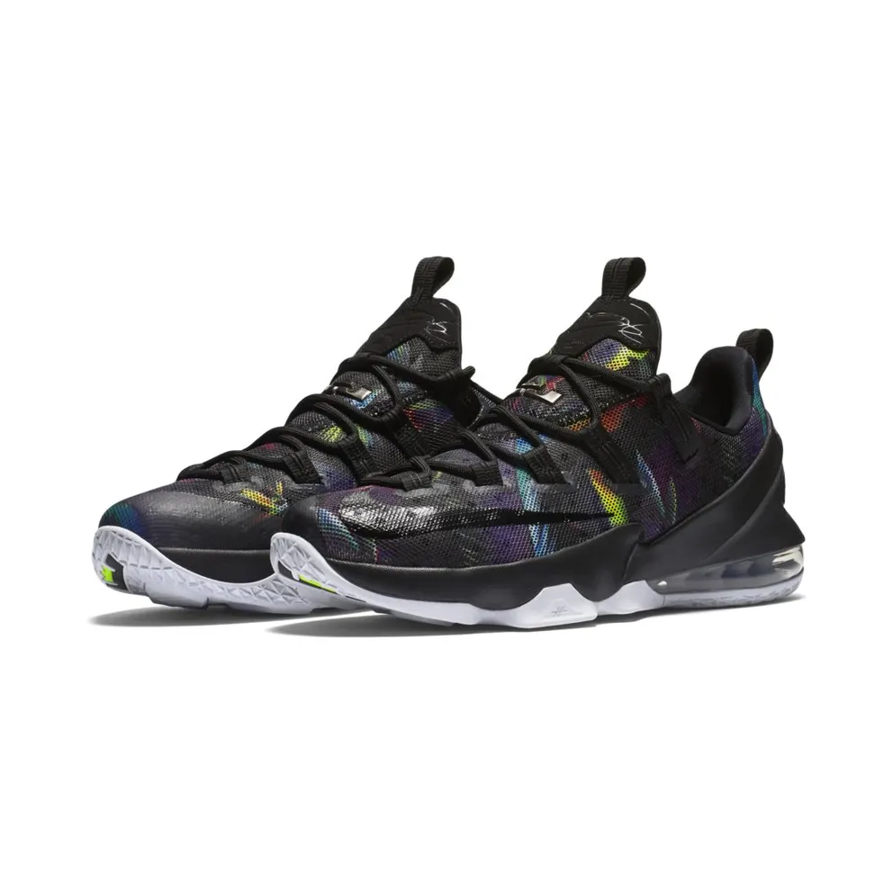 Nike LeBron 13 Low Birds of Paradise Black/Black-White-Volt (831925-051)