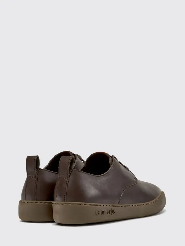 Camper Peu Touring Slip-On in Calf Leather with Elastic Laces Brown (K100977-009PEUTOURING0)