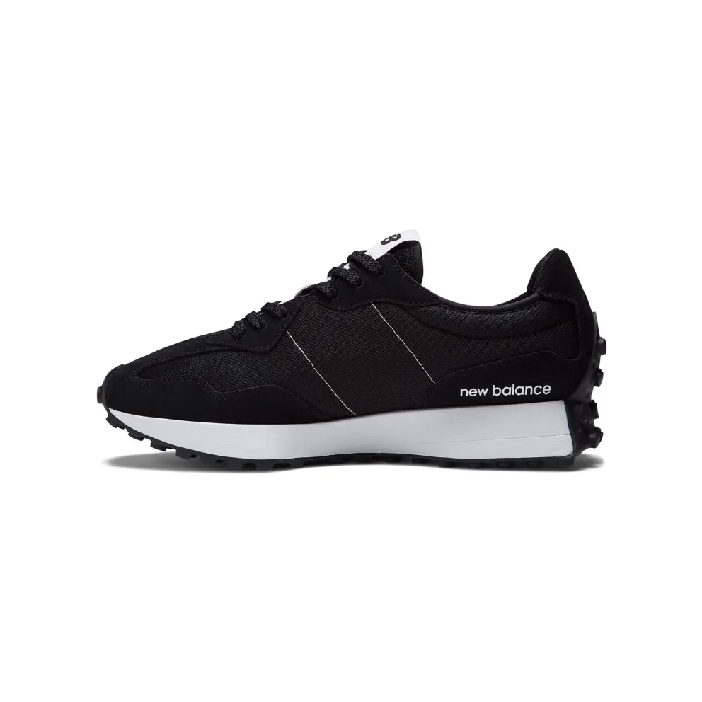 New Balance 327 Black White N Logo (MS327CBW)