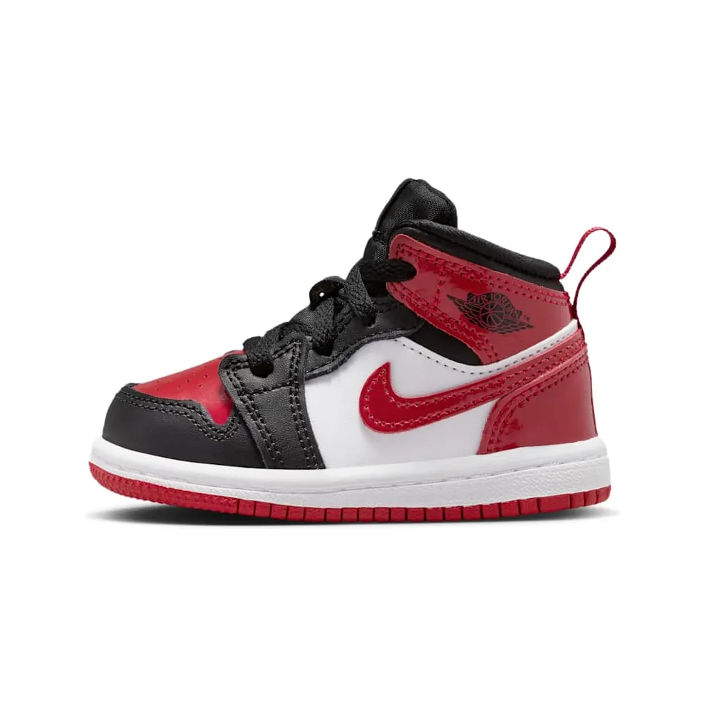 Jordan 1 Mid SE Patent Bred Toe (HV4729-006)